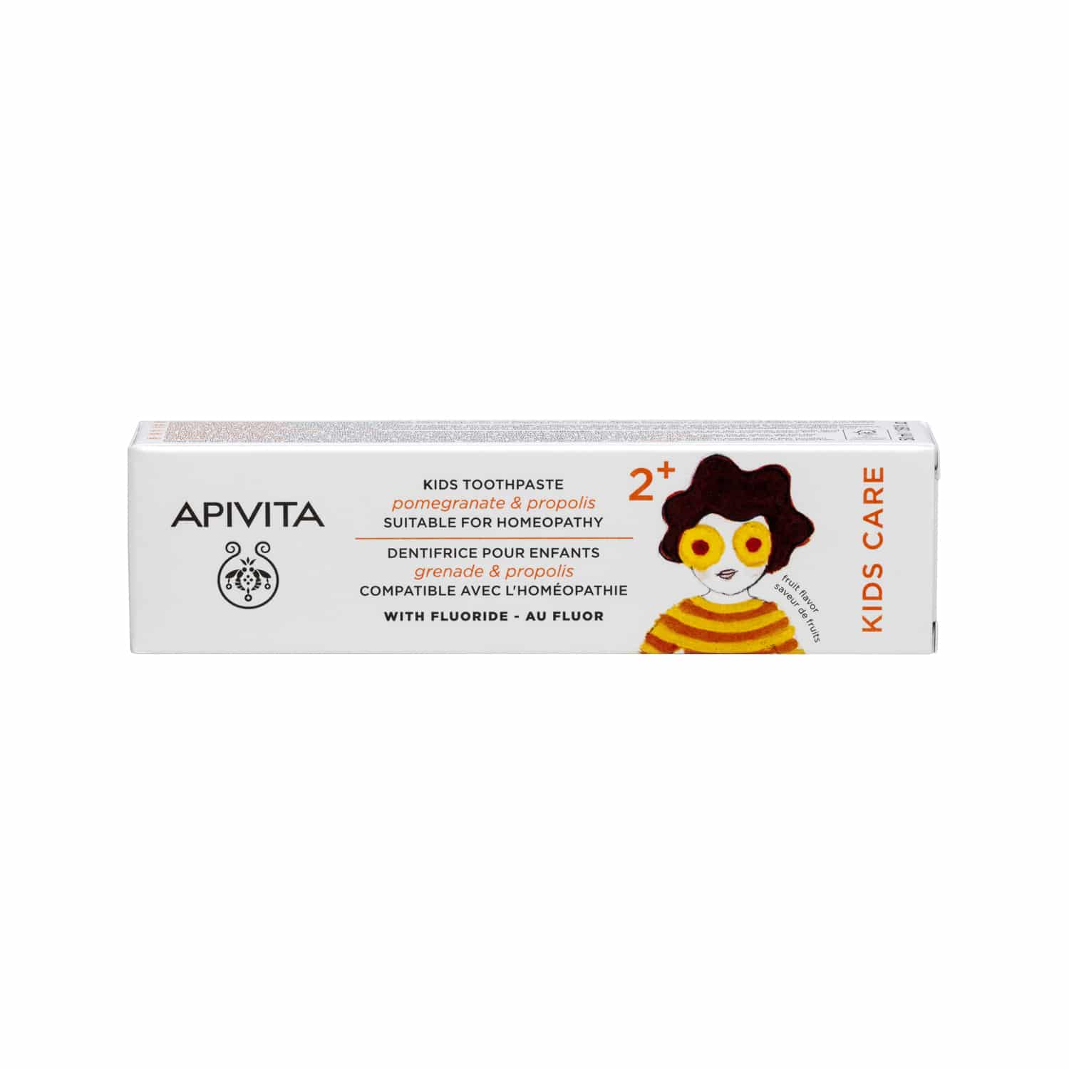 APIVITA - NATURAL DENTAL CARE Kids 2+ Παιδική Οδοντόκρεμα με γεύση φρούτων - 50ml
